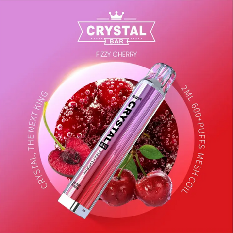 Crystal Bar 600 Einweg Vape - Fizzy Cherry
