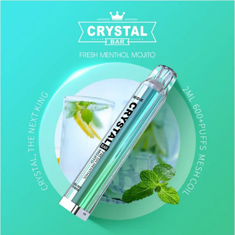 Crystal Bar 600 Einweg Vape - Fresh Menthol Mojito