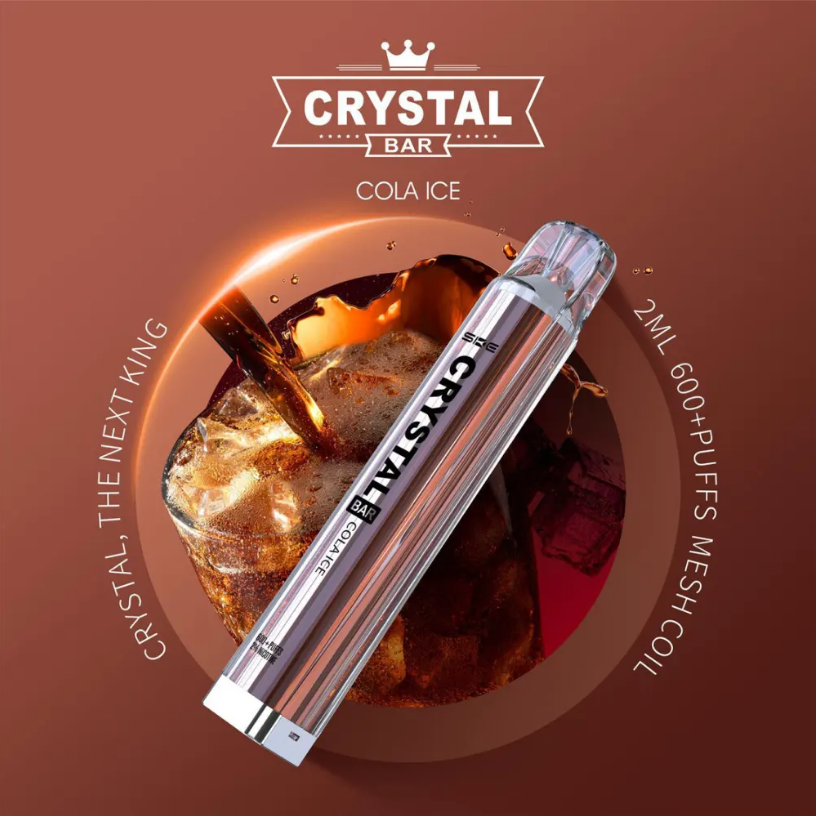 Crystal Bar 600 Einweg Vape - Cola Ice - Authentic-Smoke