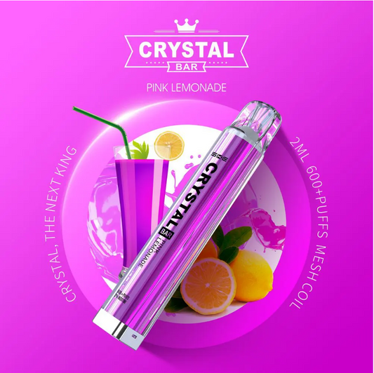 Kopie von Crystal Bar 600 Einweg Vape - Pink Lemonade - Authentic-Smoke