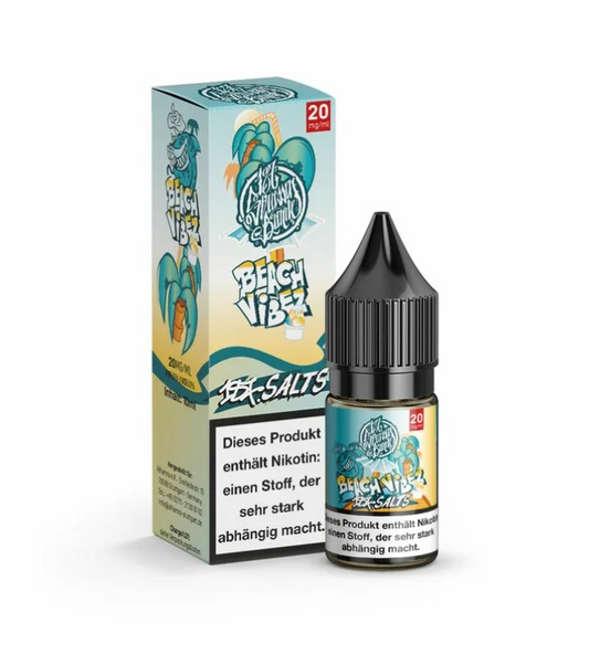 187 Salts Liquid 20 mg/ml - 10ml - Nikotinsalz - Beach Vibez - Authentic-Smoke