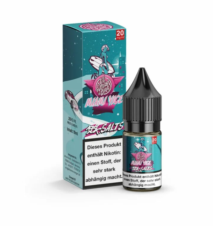 187 Salts Liquid 20 mg/ml - 10ml - Nikotinsalz - Miami Vice - Authentic-Smoke