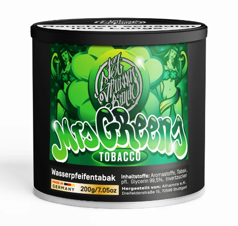 187 Strassenbande Tabak - Mrs Green - 200gr. Shisha Tabak - Authentic-Smoke