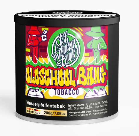 187 Strassenbande Tabak - Oldschool Bang - 200gr. Shisha Tabak - Authentic-Smoke