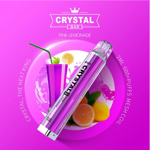 Kopie von Crystal Bar 600 Einweg Vape - Pink Lemonade