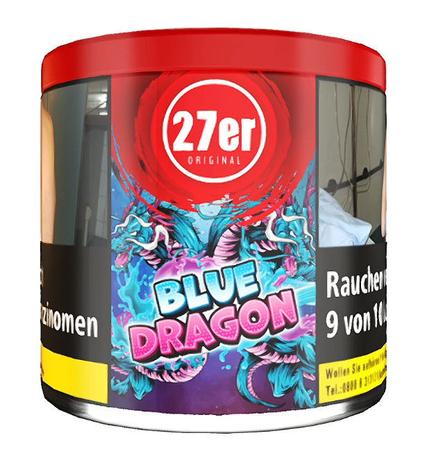 27er Tabak - Blue Dragon - 200gr. Shisha Tabak - Authentic-Smoke