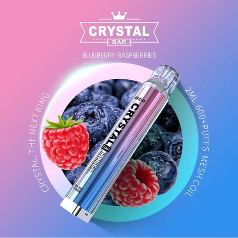 Crystal Bar 600 Einweg Vape - Blueberry Raspberry
