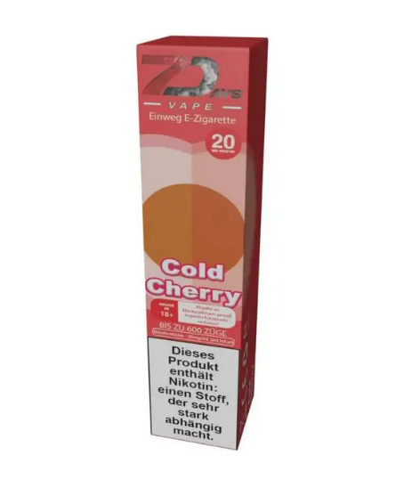 7Days Einweg Vape - Cold Cherry - Authentic-Smoke