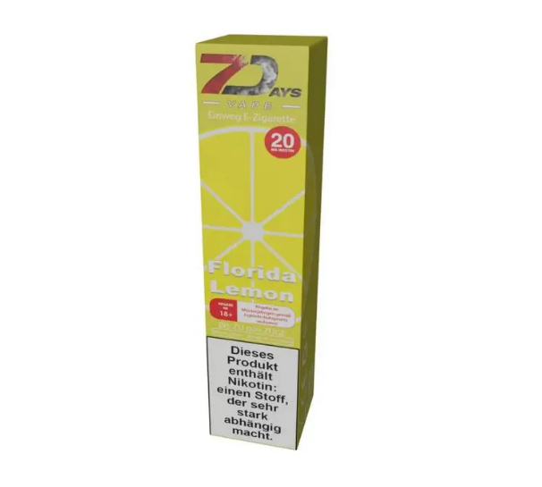 7Days Einweg Vape - Florida Lemon - Authentic-Smoke