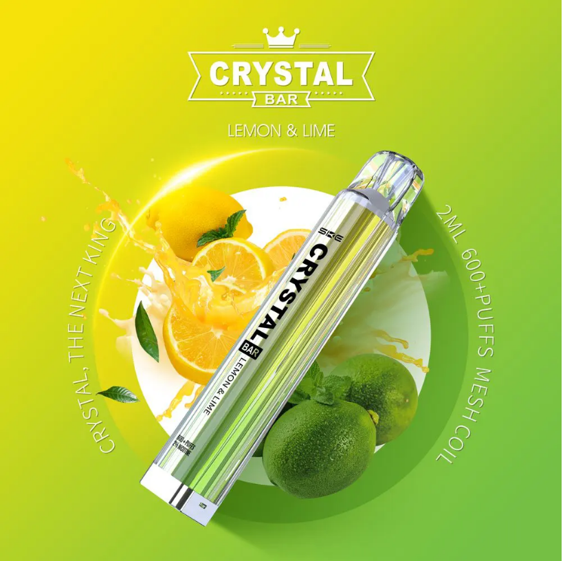 Crystal Bar 600 Einweg Vape - Lemon&Lime - Authentic-Smoke