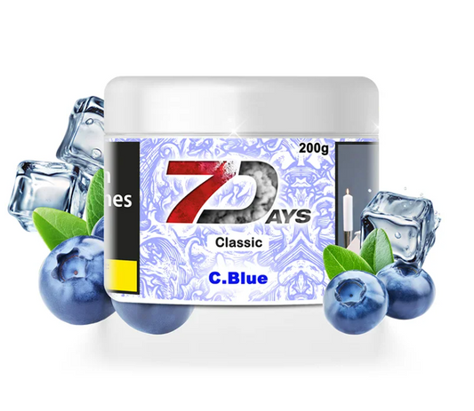 7Days Classic - Cold Blue 200gr. Shisha Tabak - Authentic-Smoke