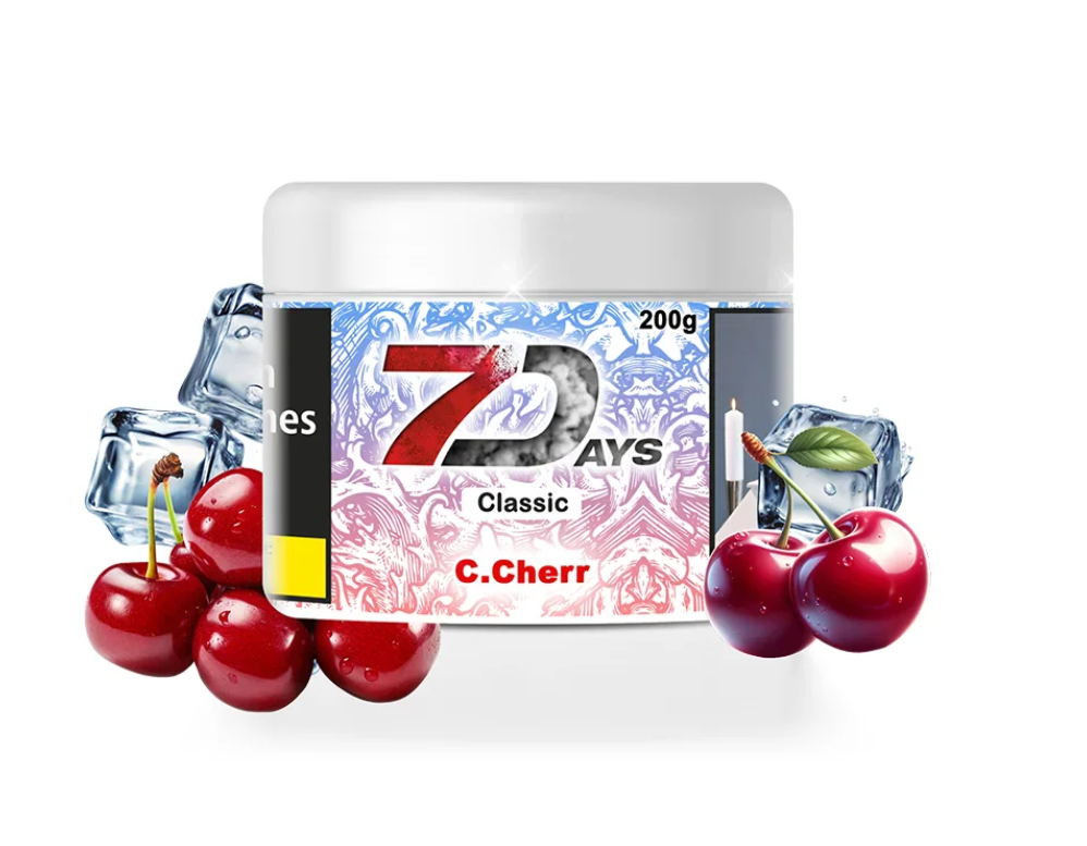 7Days Classic - Cold Cherr 200gr. Shisha Tabak - Authentic-Smoke