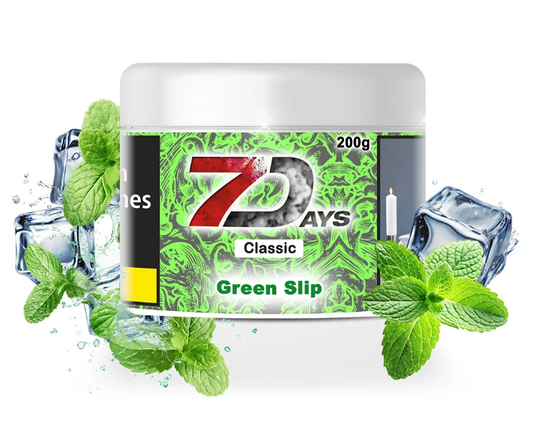 7Days Classic - Green Slip 200gr. Shisha Tabak - Authentic-Smoke