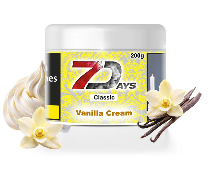 7Days Classic - Vanilla Cream 200gr. Shisha Tabak - Authentic-Smoke