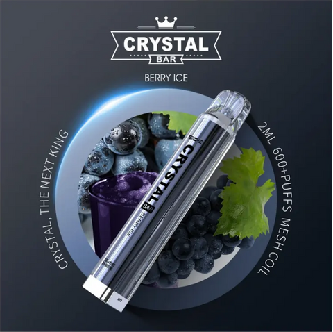 Crystal Bar 600 Einweg Vape - Berry Ice