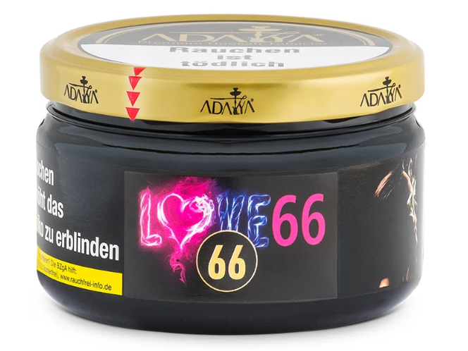 Adalya Tabak - Love 66 - 200gr. Shisha Tabak - Authentic-Smoke