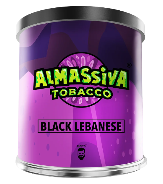 Almassiva Tabak - Black Lebanese - 200gr. Shisha Tabak - Authentic-Smoke