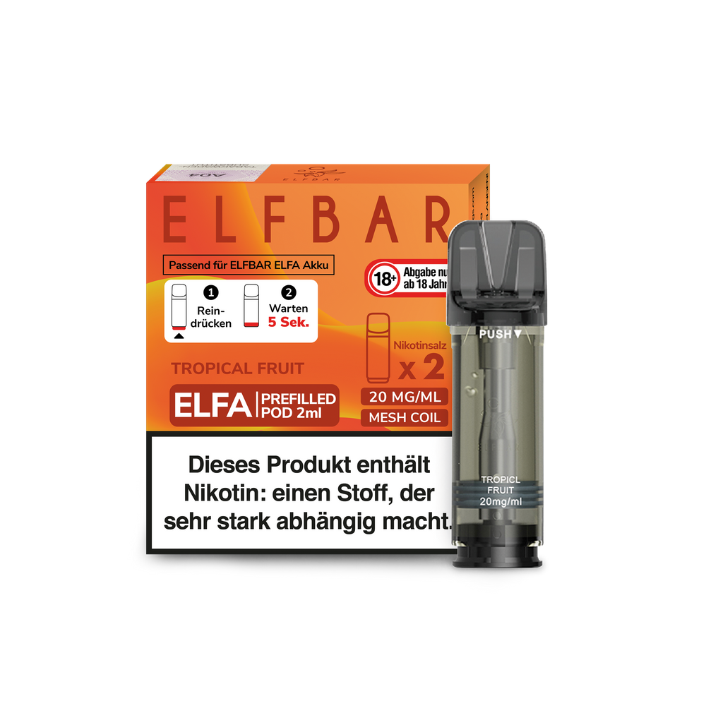 Elfa Pod System Prefilled Pod - Tropical Fruit - Authentic-Smoke