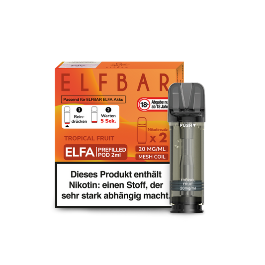 Elfa Pod System Prefilled Pod - Tropical Fruit - Authentic-Smoke