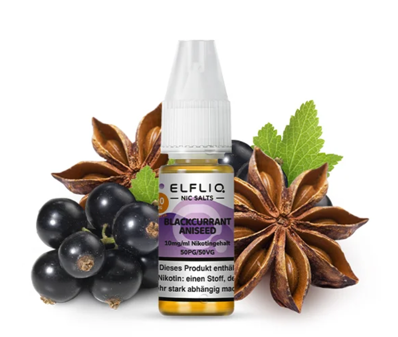 Elfliq by Elf Bar Liquid 20 mg/ml - Blackcurrant Aniseed - Authentic-Smoke