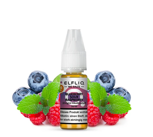 Elfliq by Elf Bar Liquid 20 mg/ml - Blueberry Sour Raspberry - Authentic-Smoke