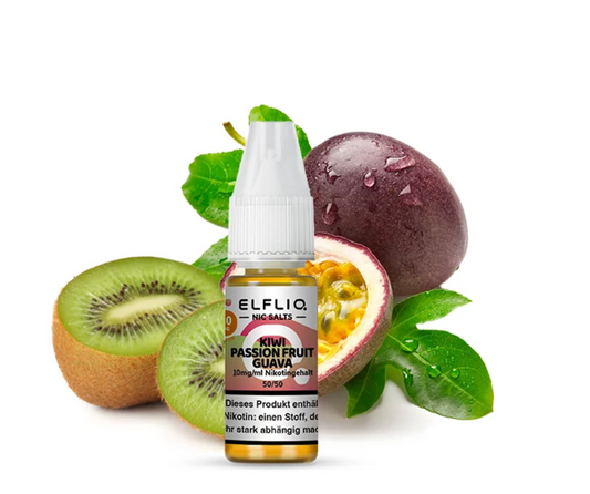 Elfliq by Elf Bar Liquid 20 mg/ml - Kiwi Passion Fruit Guava - Authentic-Smoke