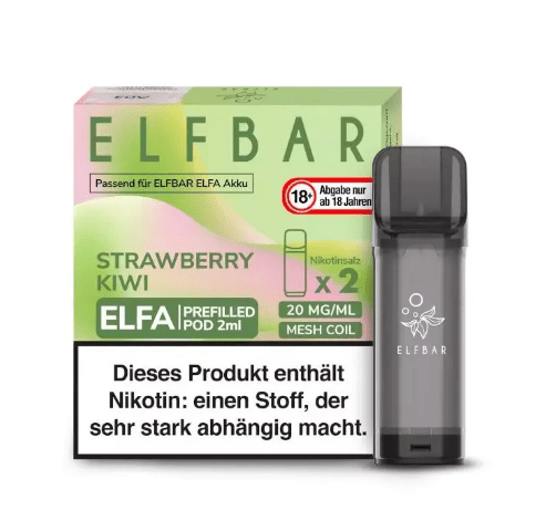 Elfa Pod System Prefilled Pod - Strawberry Kiwi - Authentic-Smoke