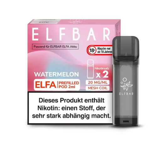 Elfa Pod System Prefilled Pod - Watermelon - Authentic-Smoke