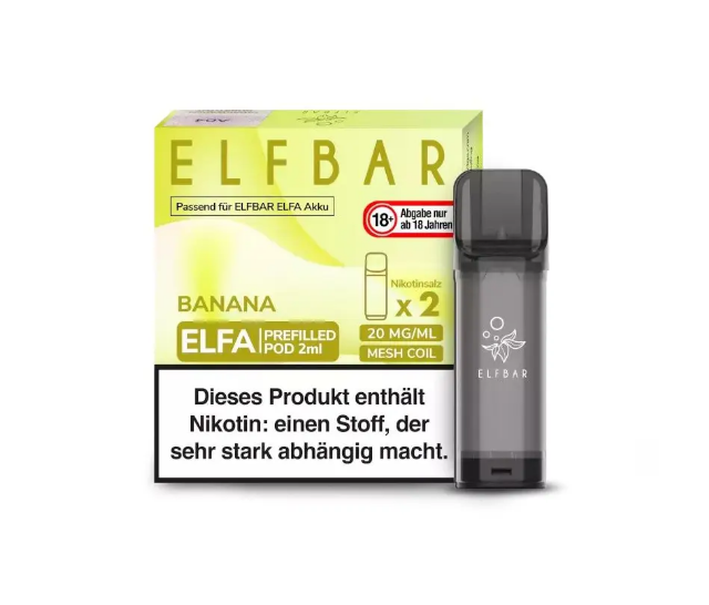 Elfa Pod System Prefilled Pod - Banana - Authentic-Smoke