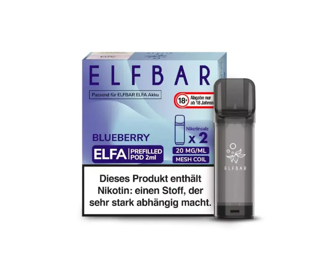 Elfa Pod System Prefilled Pod - Blueberry - Authentic-Smoke