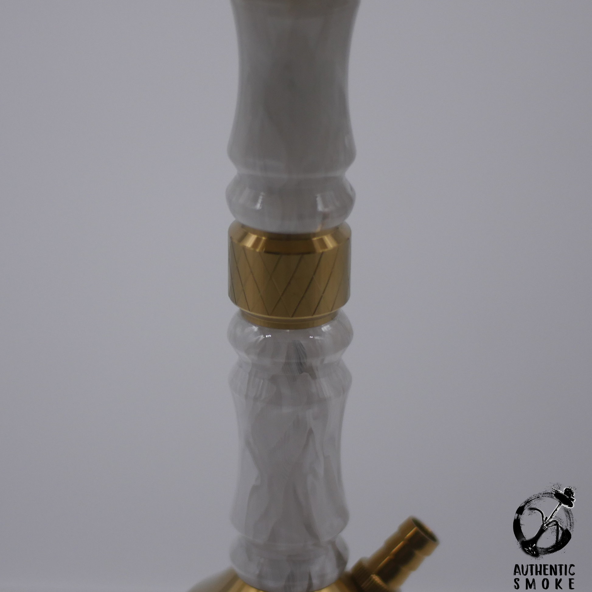 Jookah Edelstahl Shisha Royal Flush - Gold/White - Authentic-Smoke